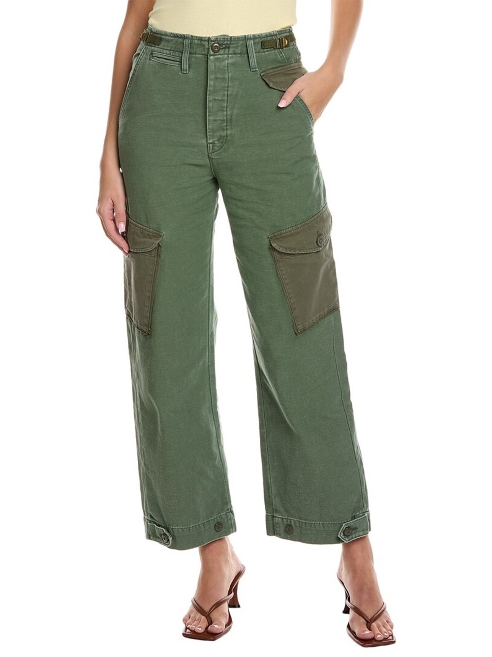 NWOT MOTHER GI Jane Nerdy Greaser On the Double Pants 27